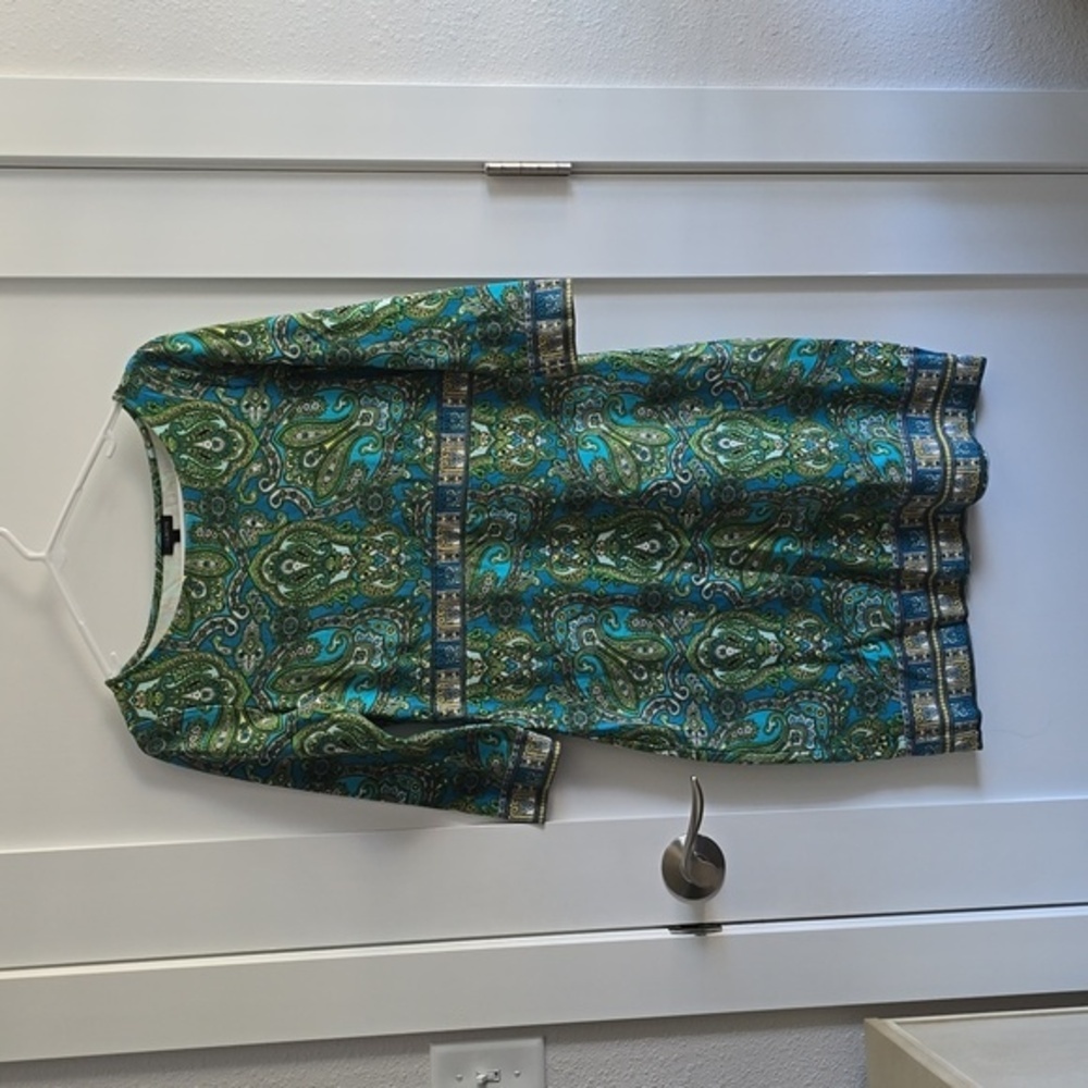 Talbots Paisley Bodycon Dress | Size 6